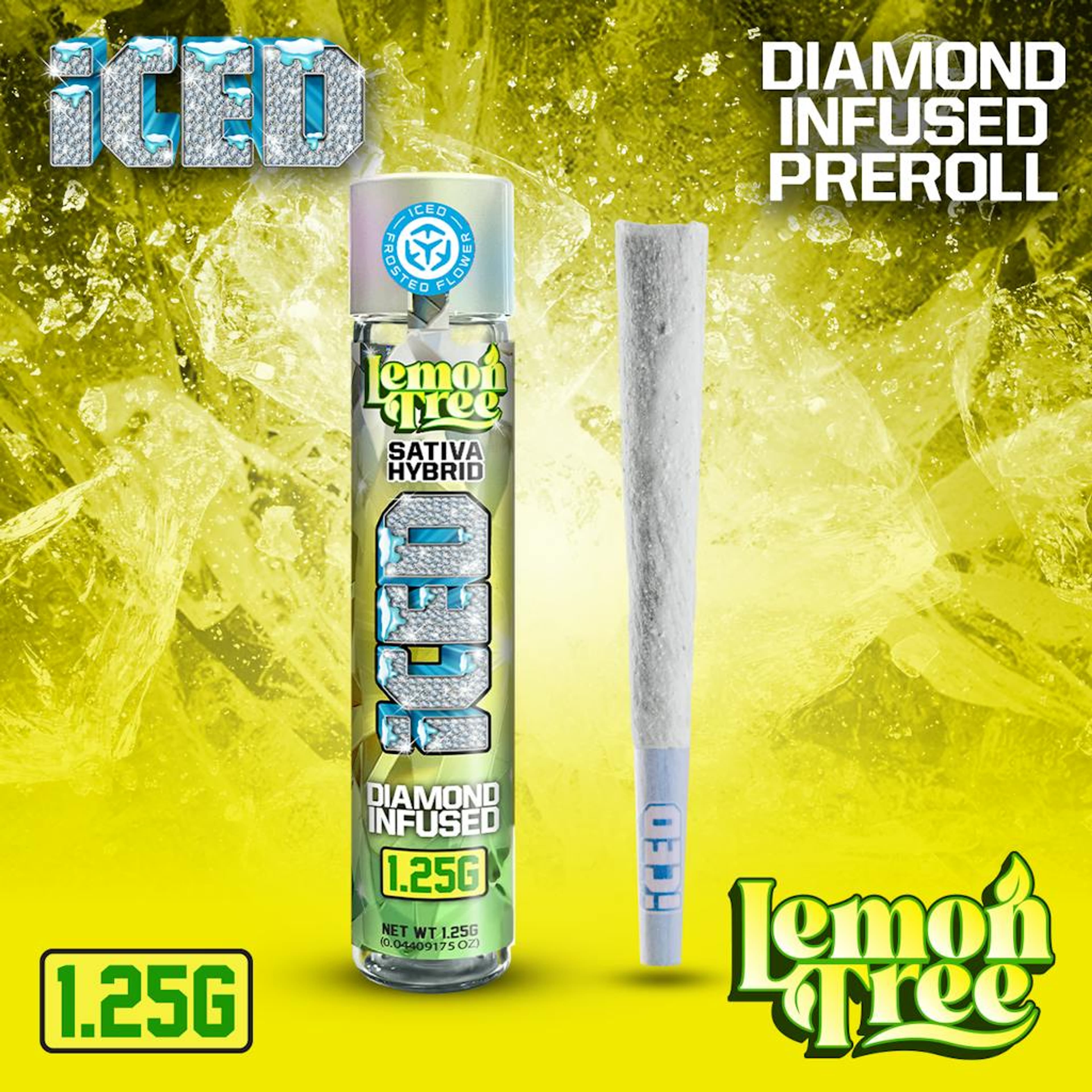 Lemon Tree - 1.25g Infused Preroll - ICED - Infused PR - Sativa - $14 - Infused Preroll