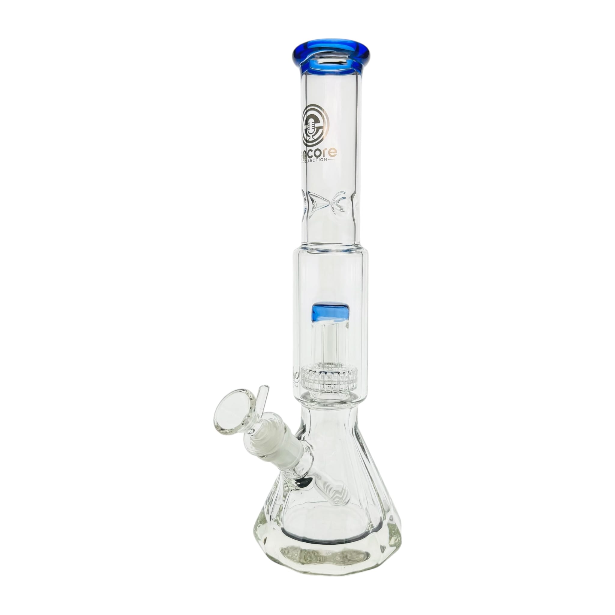12" Glass Bong With Percolator "Salt Shaker" [#15] - The Mighty Quinn - 12'' Salt Shaker - $80 - Accessories