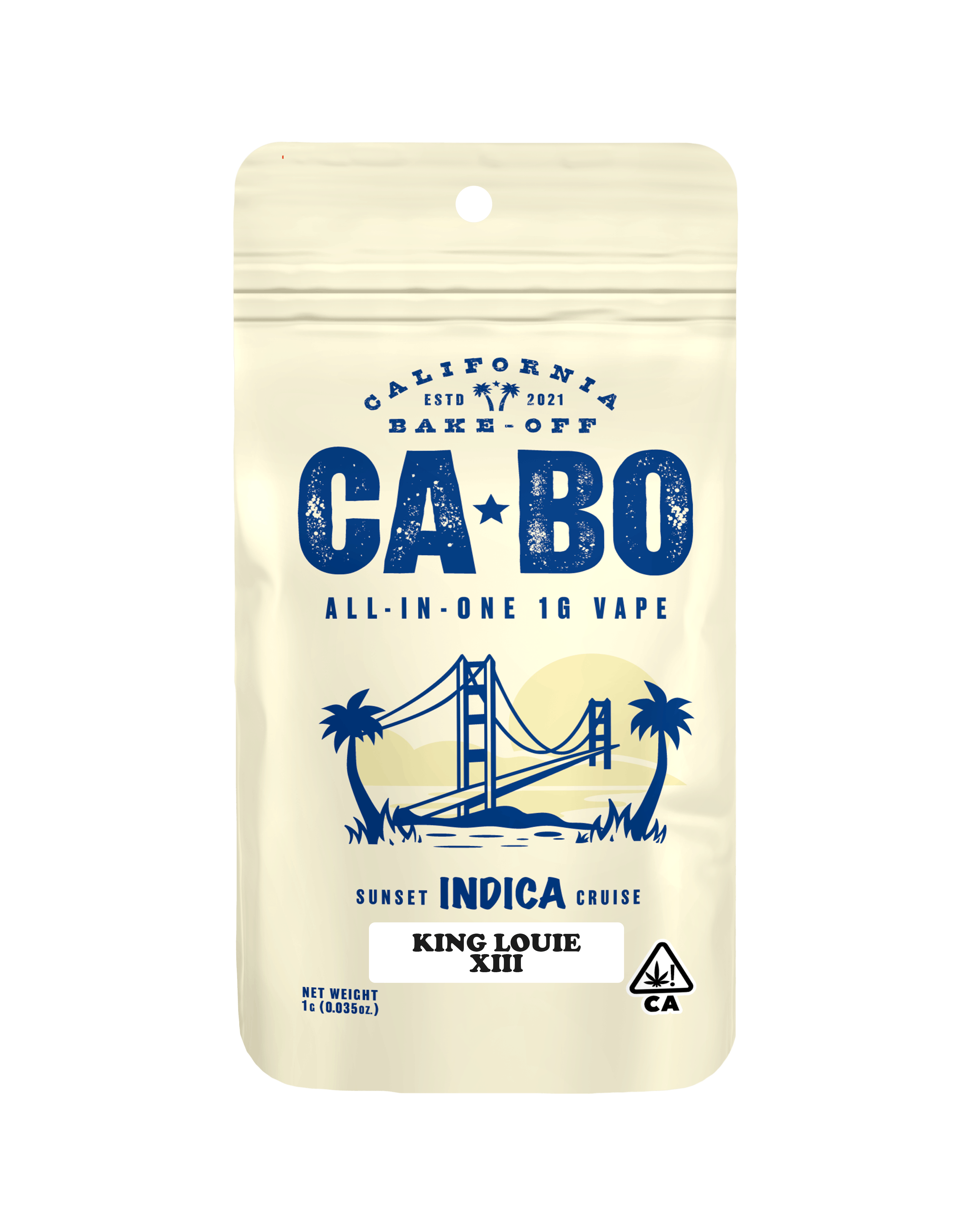 King Louis AIO 1g Vape -  Indica - CABO -  - $14.40 - Vapes