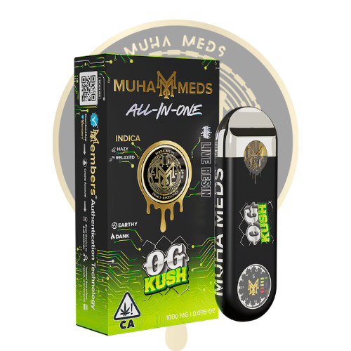 OG Kush 1g Live Resin AIO Disposable