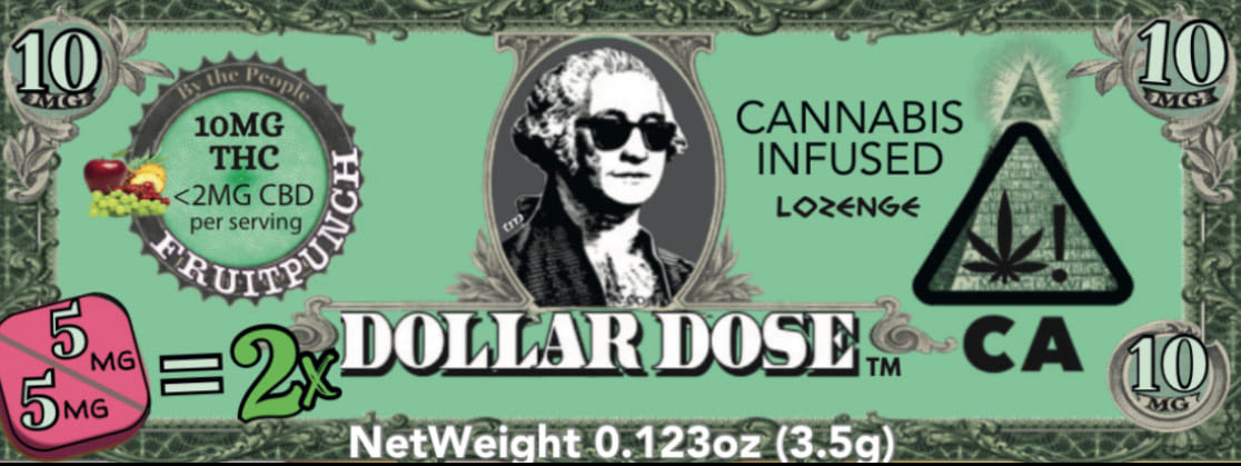 Dollar Dose: Fruit Punch 10mg Lozenge