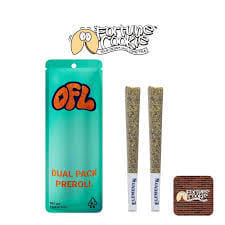 Oakfruitland 1G Dual Pack Pre-Roll - Fortune Cookie - $15.99 - Pre-Packaged Flowers