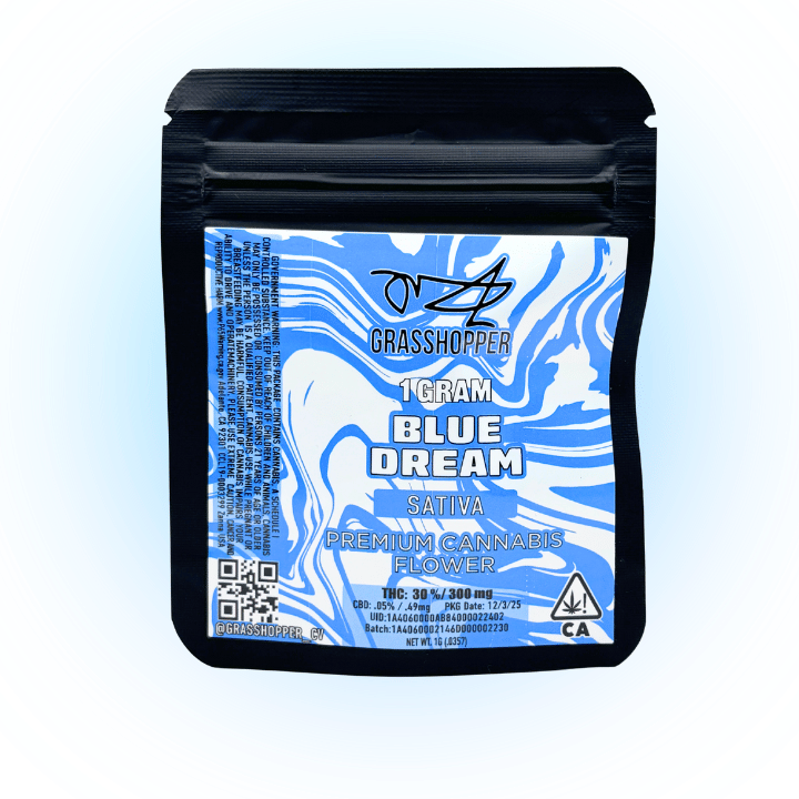 Grasshopper  Premium Flower 1g- Blue Dream - Grasshopper -  - $12.28 - Flowers