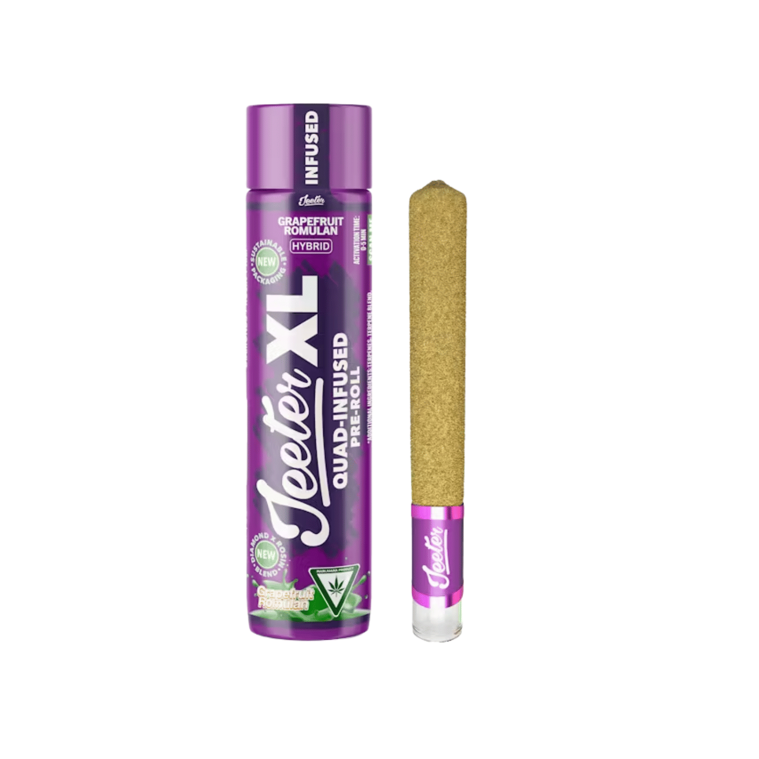 Grapefruit Romulan XL Infused 2g Preroll - Jeeter -  - $32.74 - Preroll