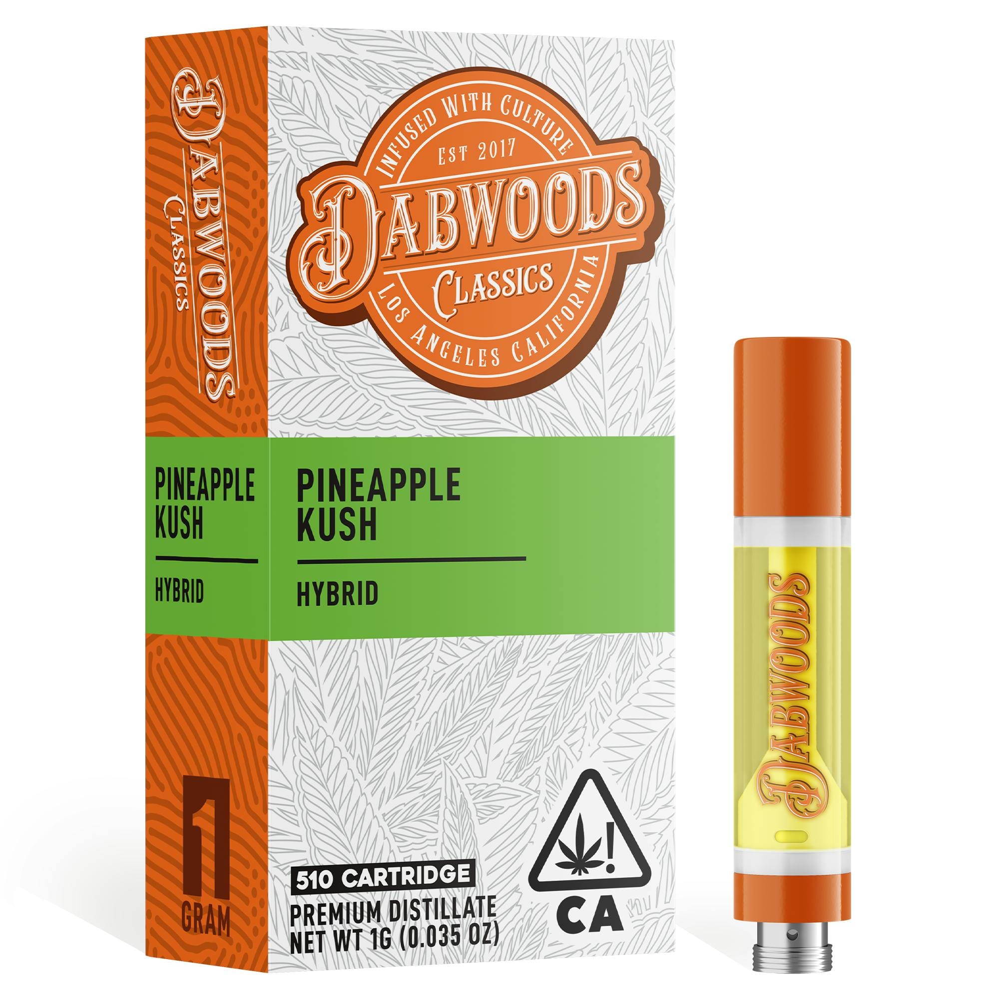 Pineapple Kush 1G Cart - Dabwoods -  - $18 - Cartridge