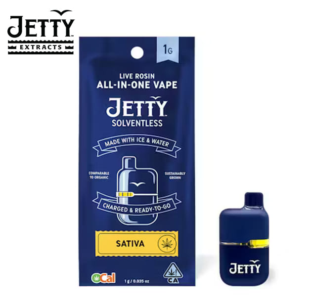 Jetty AIO - Sour Tropic - Solventless (All-In-One) - 1g - Jetty Extracts - AIO - $54.99 - Disposable Vape Pens (All In One)