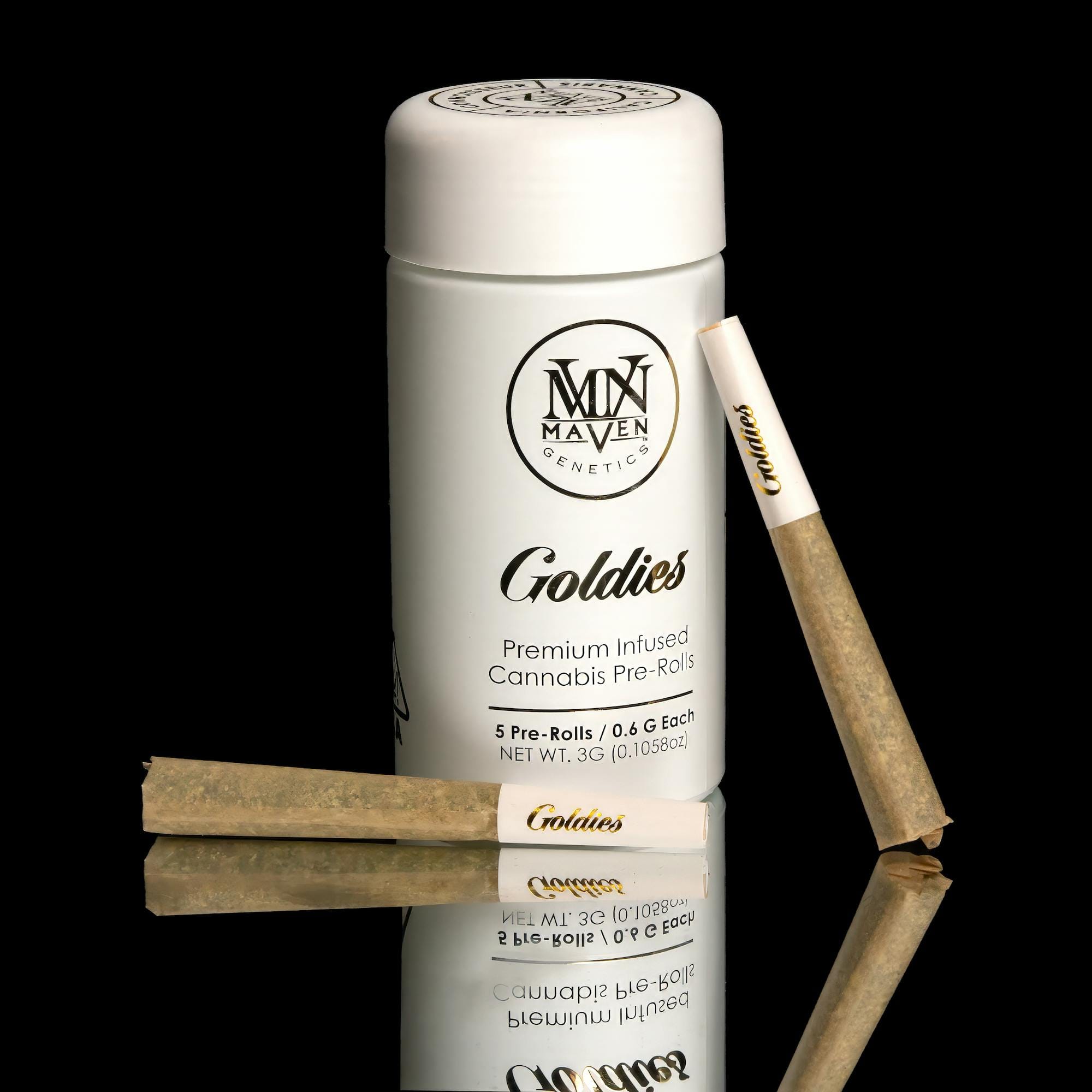 Goldies -  Key Lime Jack 5 Pack Infused Pre-Rolls - Maven Genetics - 5 Pack - $40 - Pre-Rolls