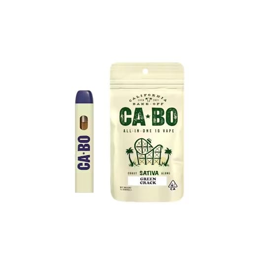 Cabo AIO - Green Crack - All-In-One Vape - 1g - Cabo - AIO - $14.99 - Disposable Vape Pens (All In One)