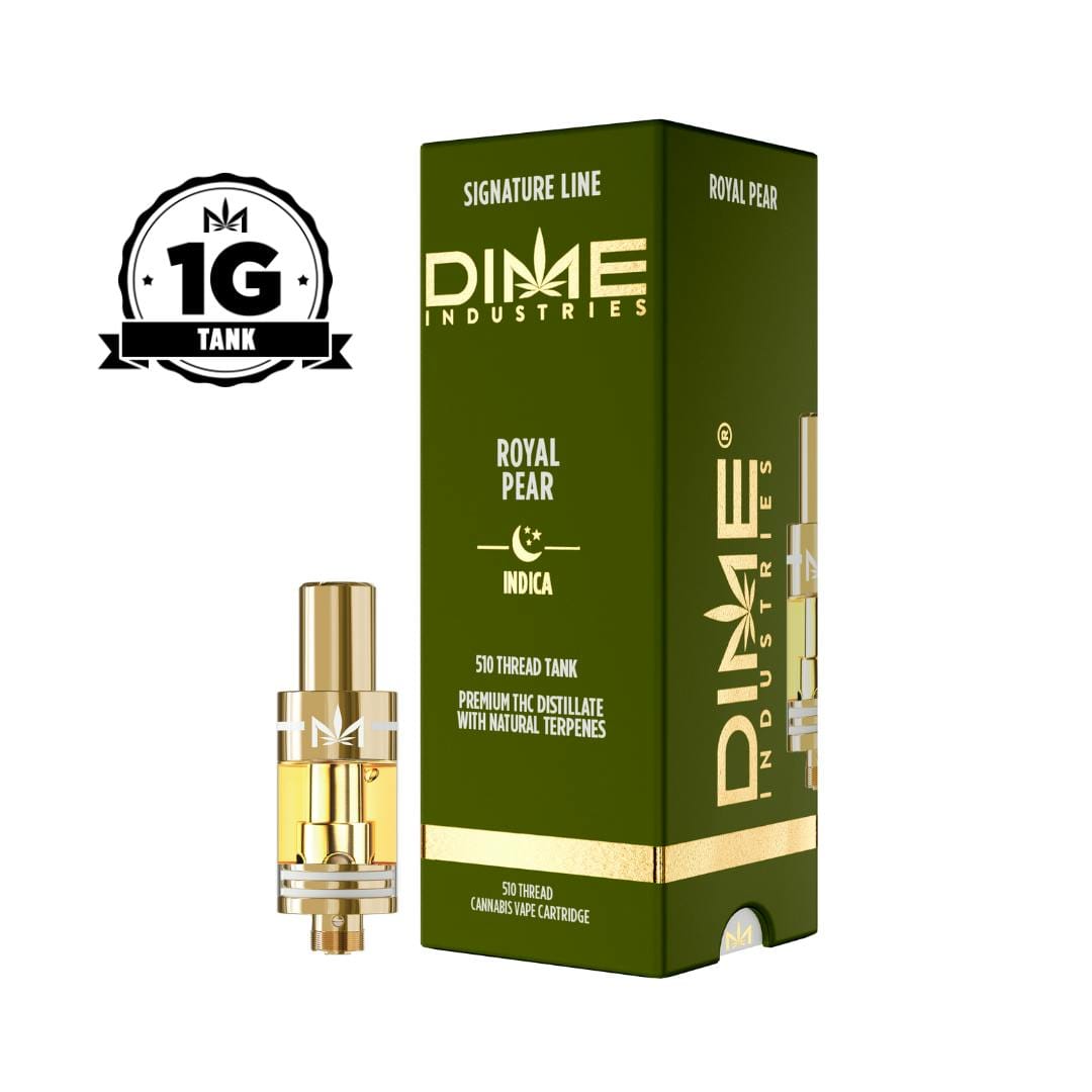 Dime Industries | 1000mg - Royal Pear - Cartridge - Indica - Dime Industries -  - $22 - Vape Carts