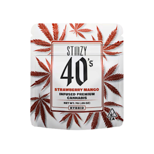 STIIIZY - Infused 40's Strawberry Mango Mylar - 7g - STIIIZY -  - $35.25 - Flowers