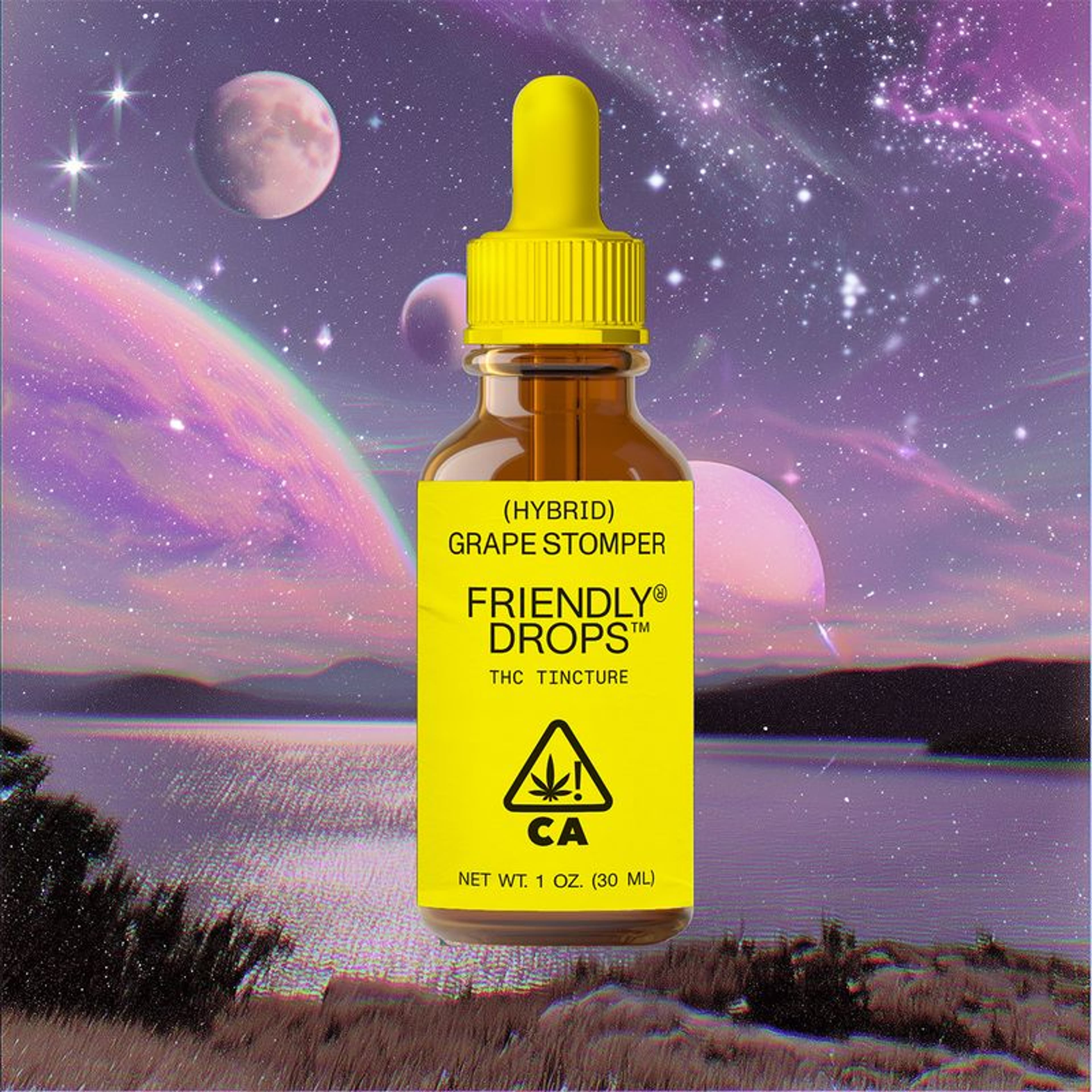 Grape Stomper - 1000mg Full Spectrum Tincture - Friendly Brand - Tincture - Hybrid - $46 - Tinctures/Capsules