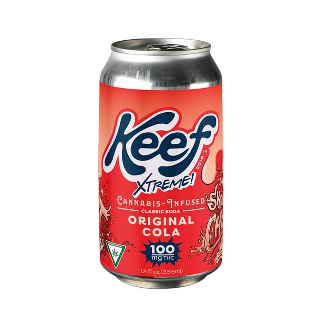 Keef: Original Cola Xtreme Soda - 100mg
