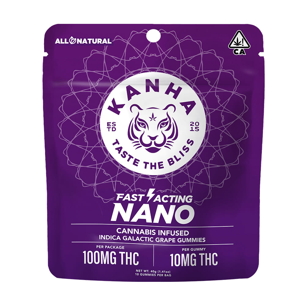 GALACTIC GRAPE NANO 100MG - Kanha -  - $20.05 - Edibles