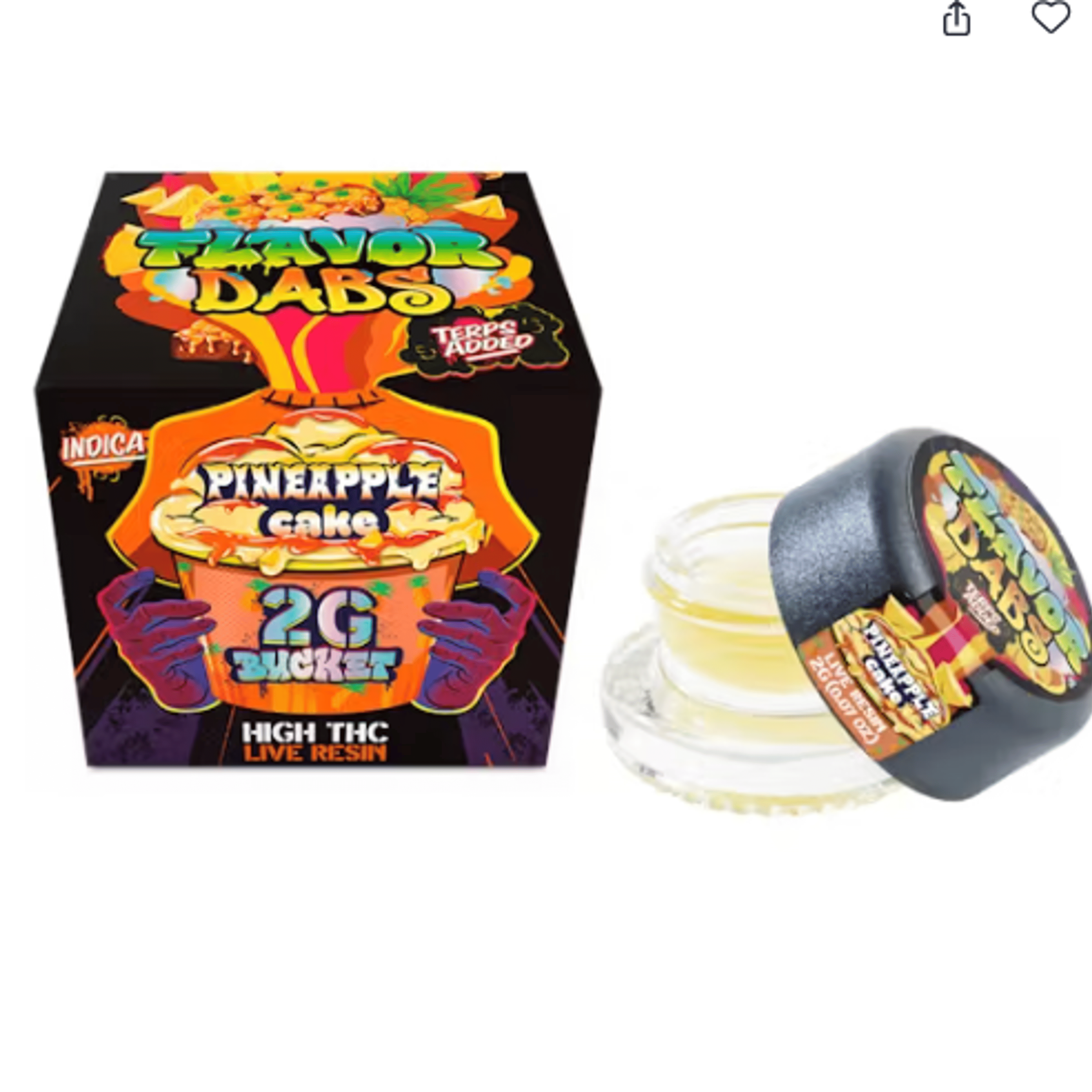 Pineapple Cake (I) Live Resin - 2g - Loud and Clear - Pineapple Cake (I) - $33.65 - Concentrates