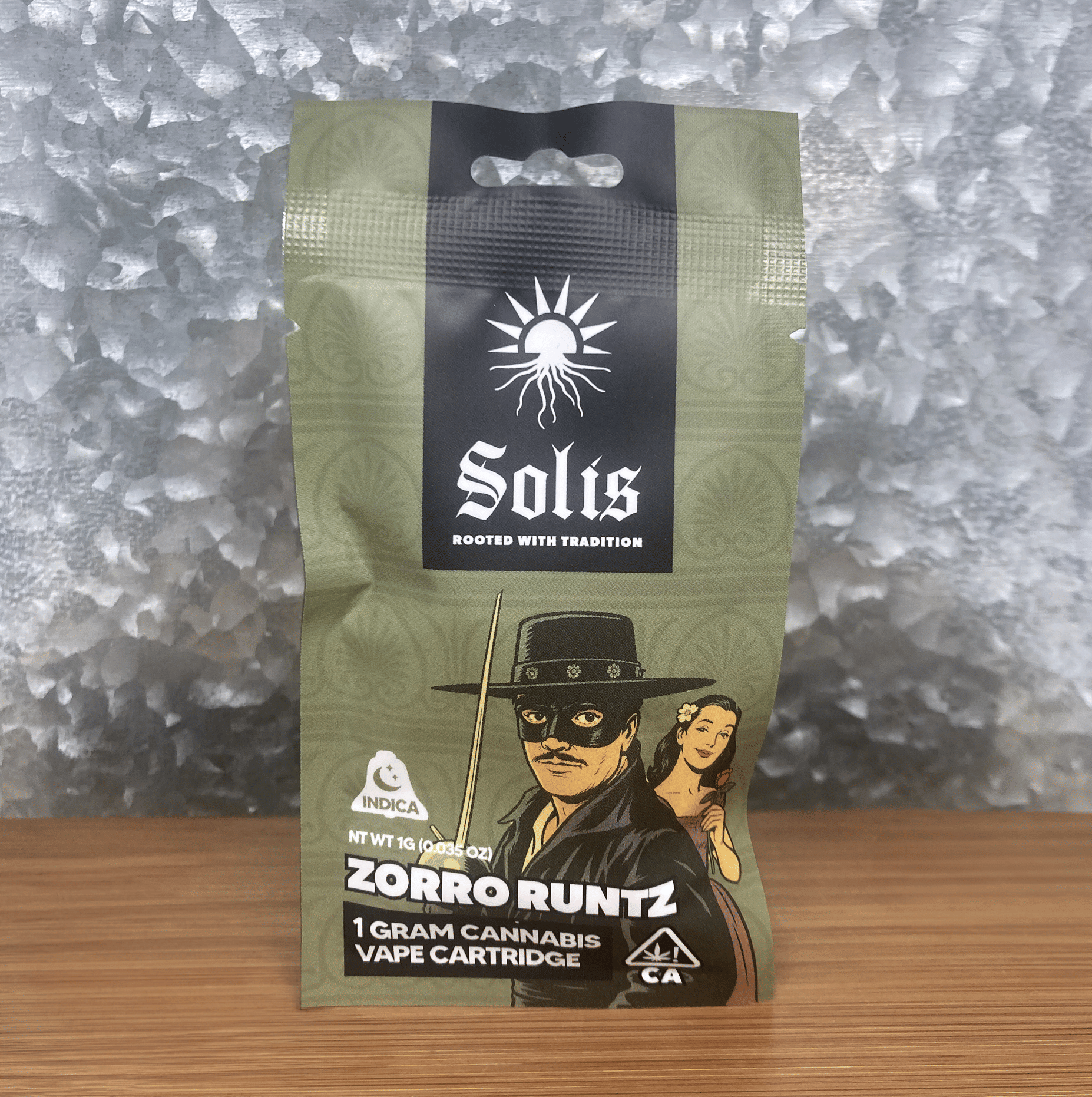 Zorro Runtz 1g Cartridge - Solis -  - $25 - Vape Cartridge