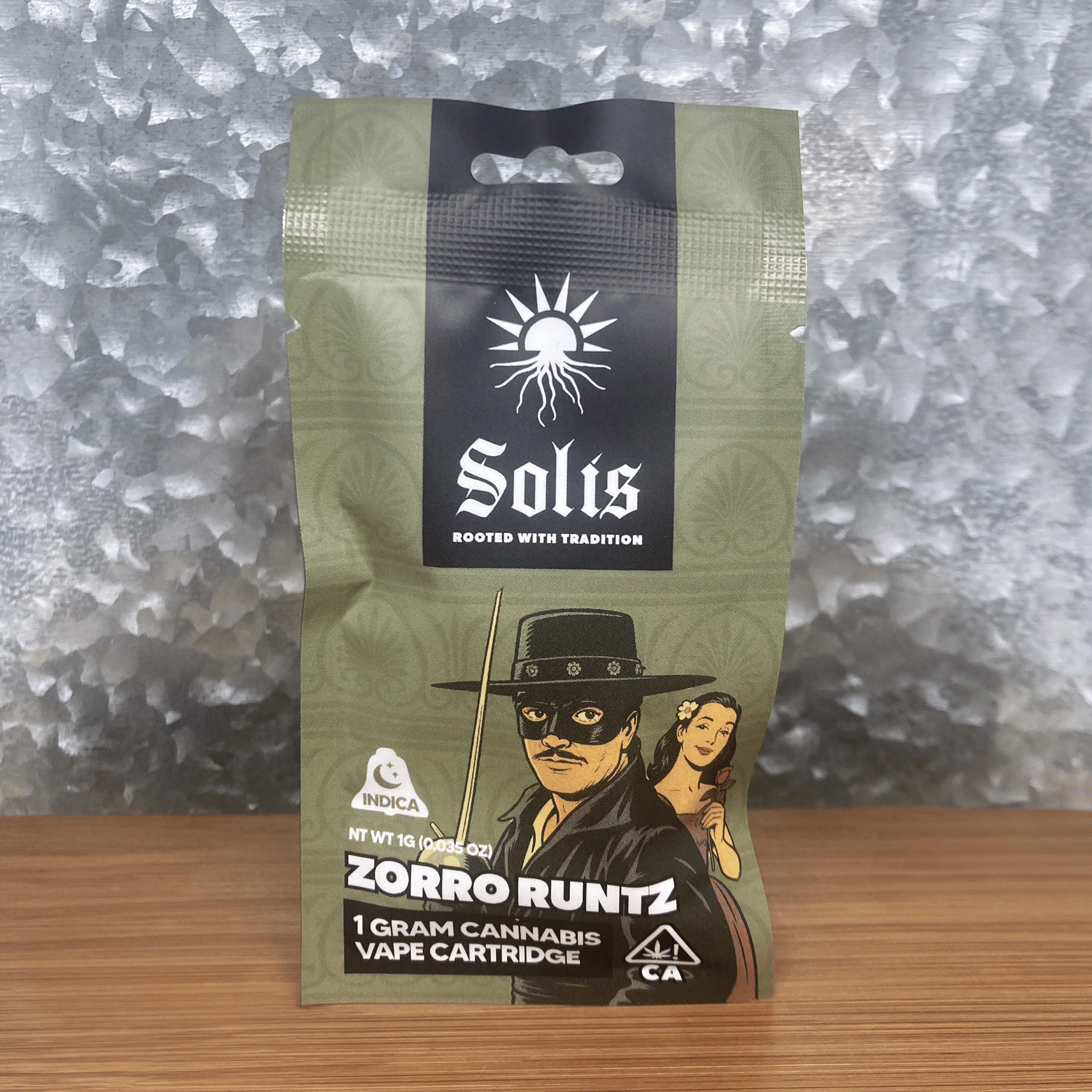 Zorro Runtz 1g Cartridge - Solis - - $25 - Vape Cartridge