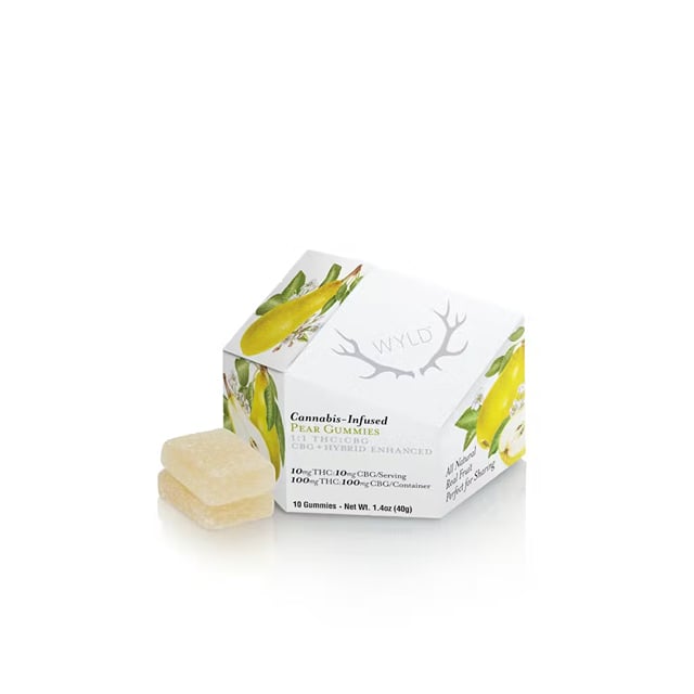 Pear 1:1 THC:CBG Gummies - 100mg - 10ct