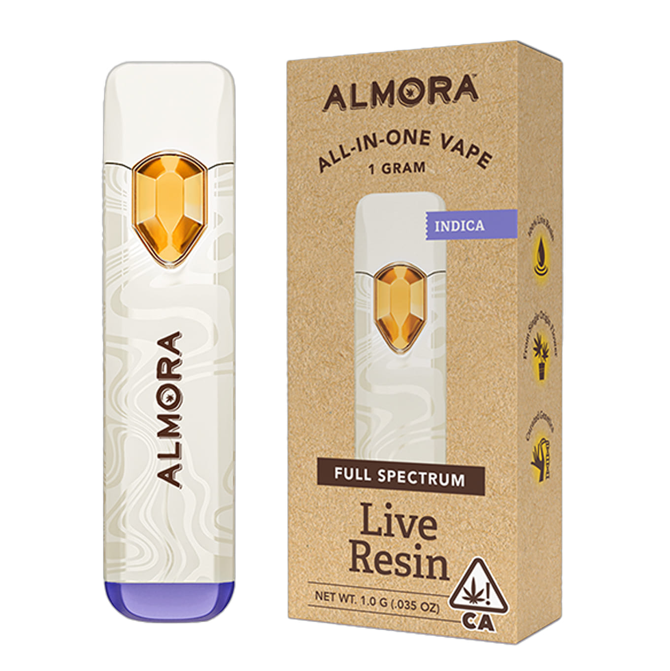 Ice Cream Cake (I) Live Resin AIO - 1g - Almora - Ice Cream Cake (I) - $32.55 - Cartridges