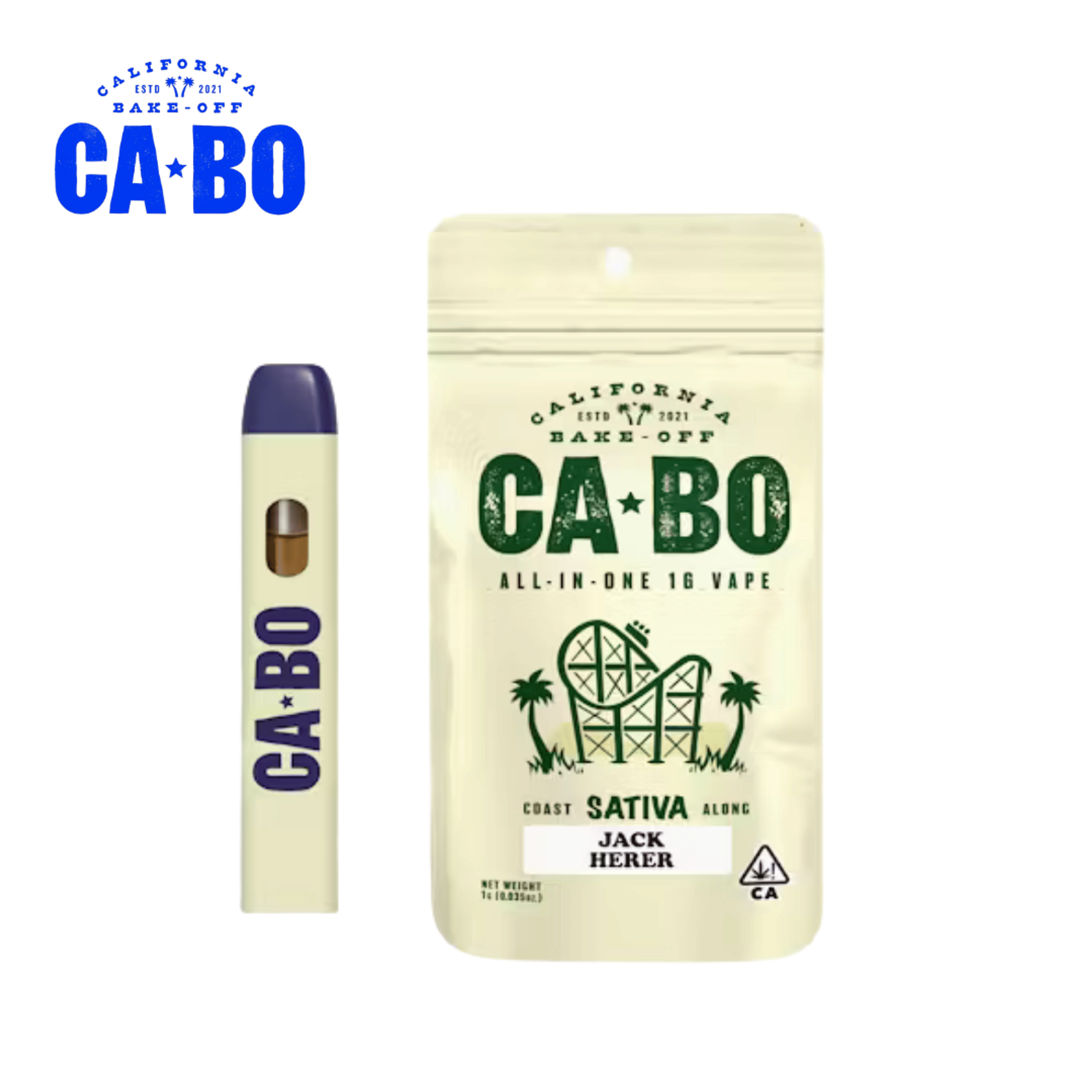 Cabo - Jack Herer - Disposable Vape - 1g - Cabo - - $14.99 - Disposable Vapes