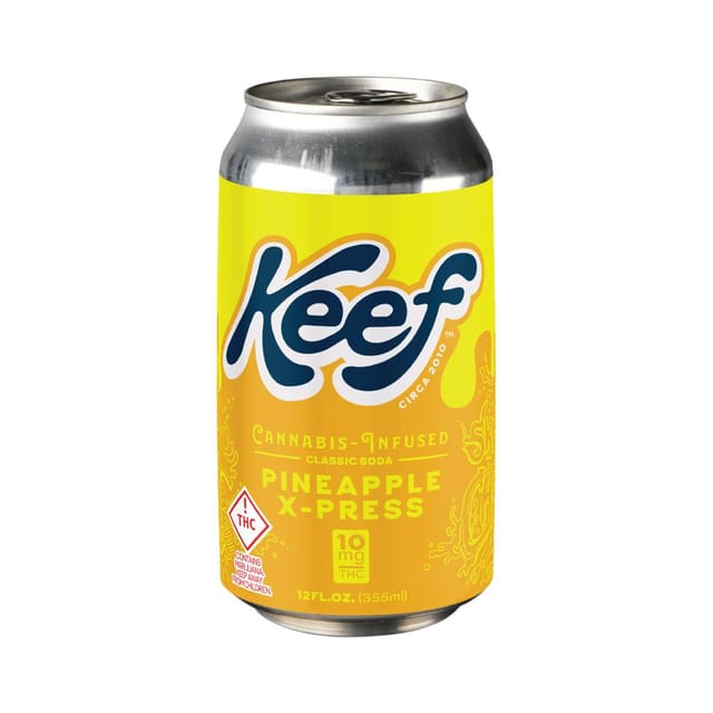 Keef — Pineapple X-Press Soda - 10mg 12oz
