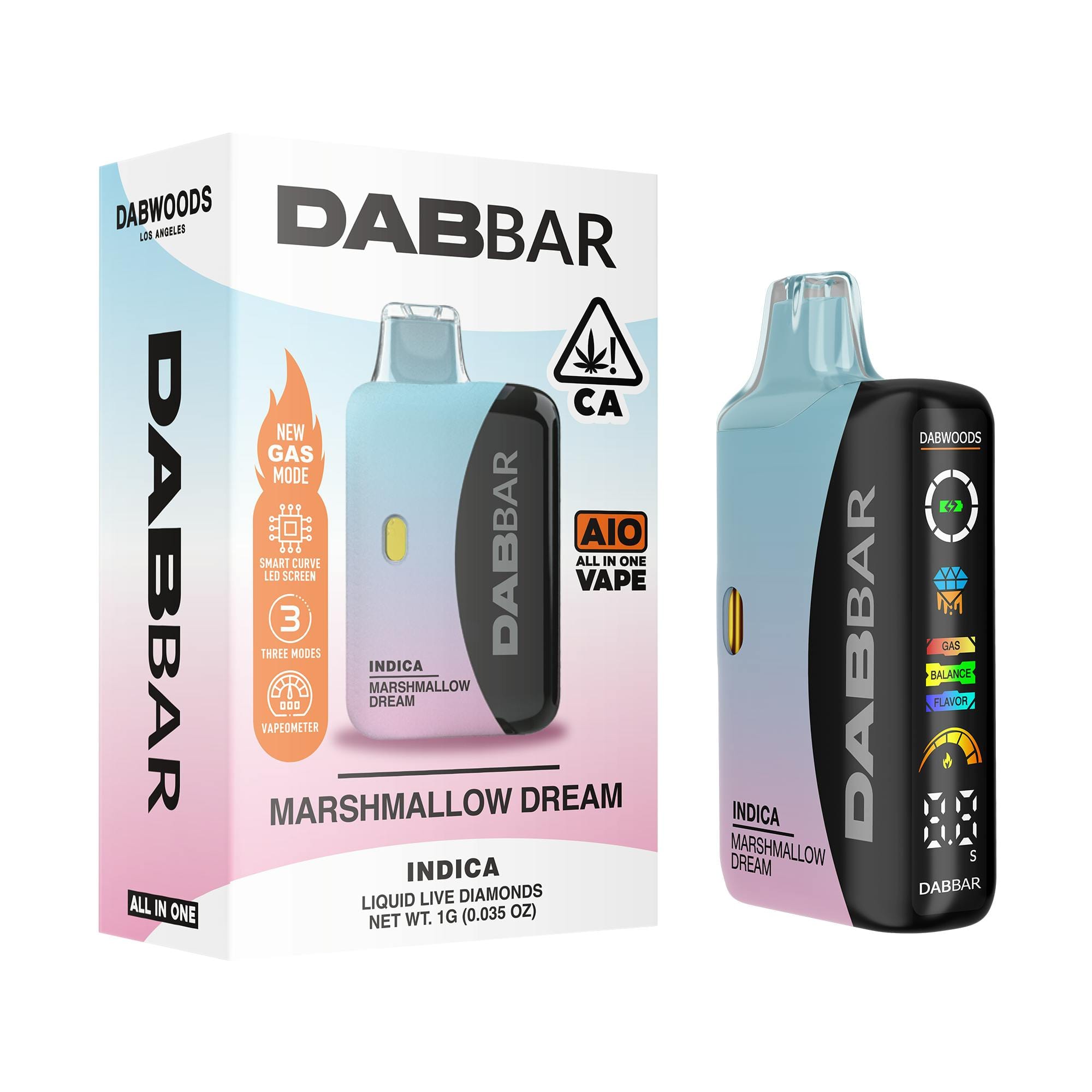 MARSHMALLOW DREAM 1G 3.0 LIQUID LIVE DIAMONDS - Dabwoods -  - $36 - Vapes