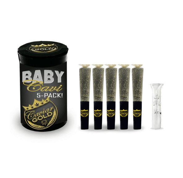 Caviar Gold 5 pk 2.5g The G.O.A.T Baby Cones - Caviar Gold -  - $38 - Pre-Rolls