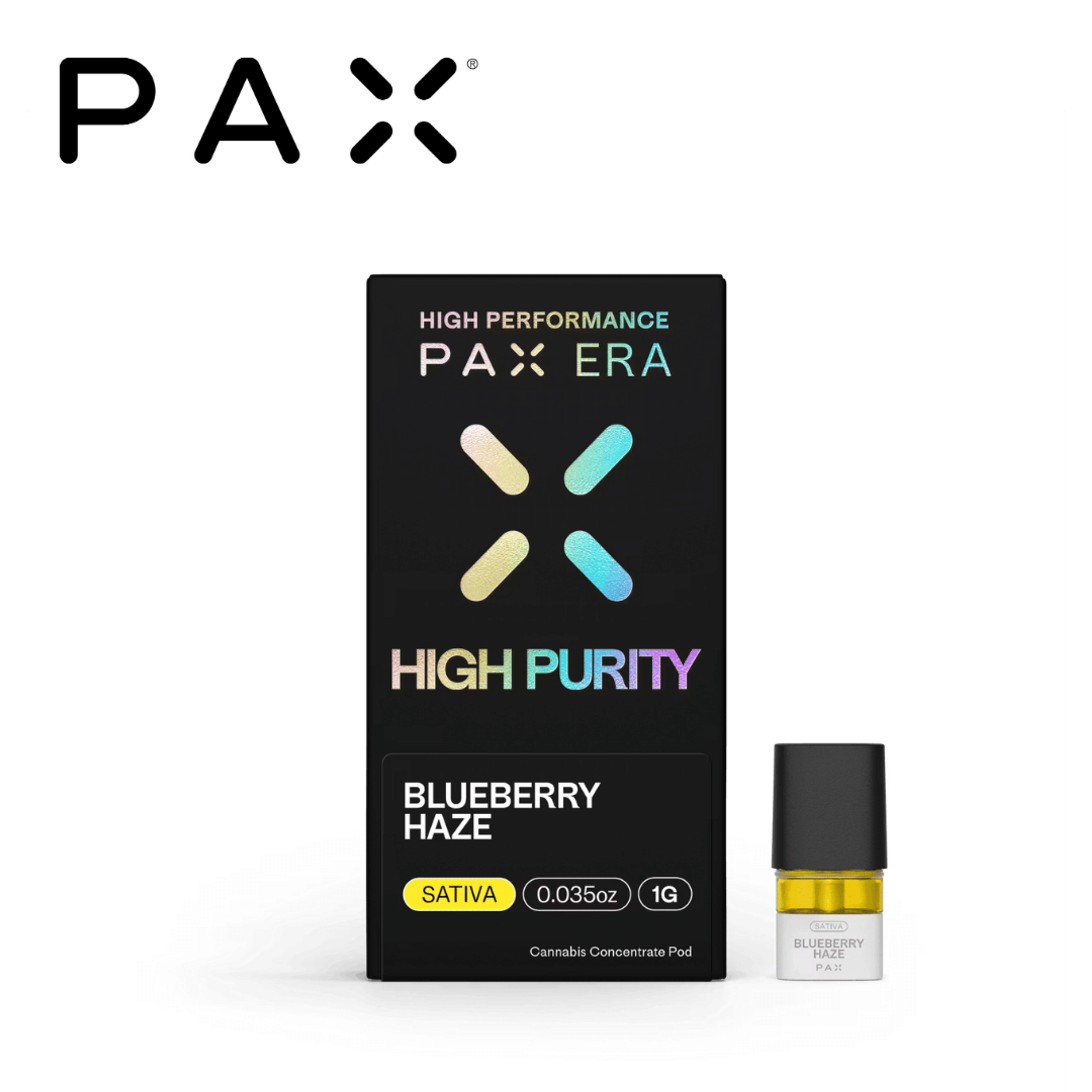 PAX - Blueberry Haze – High Purity THC Pod – 1g - PAX - B. Haze Pod - $25.99 - Vapes