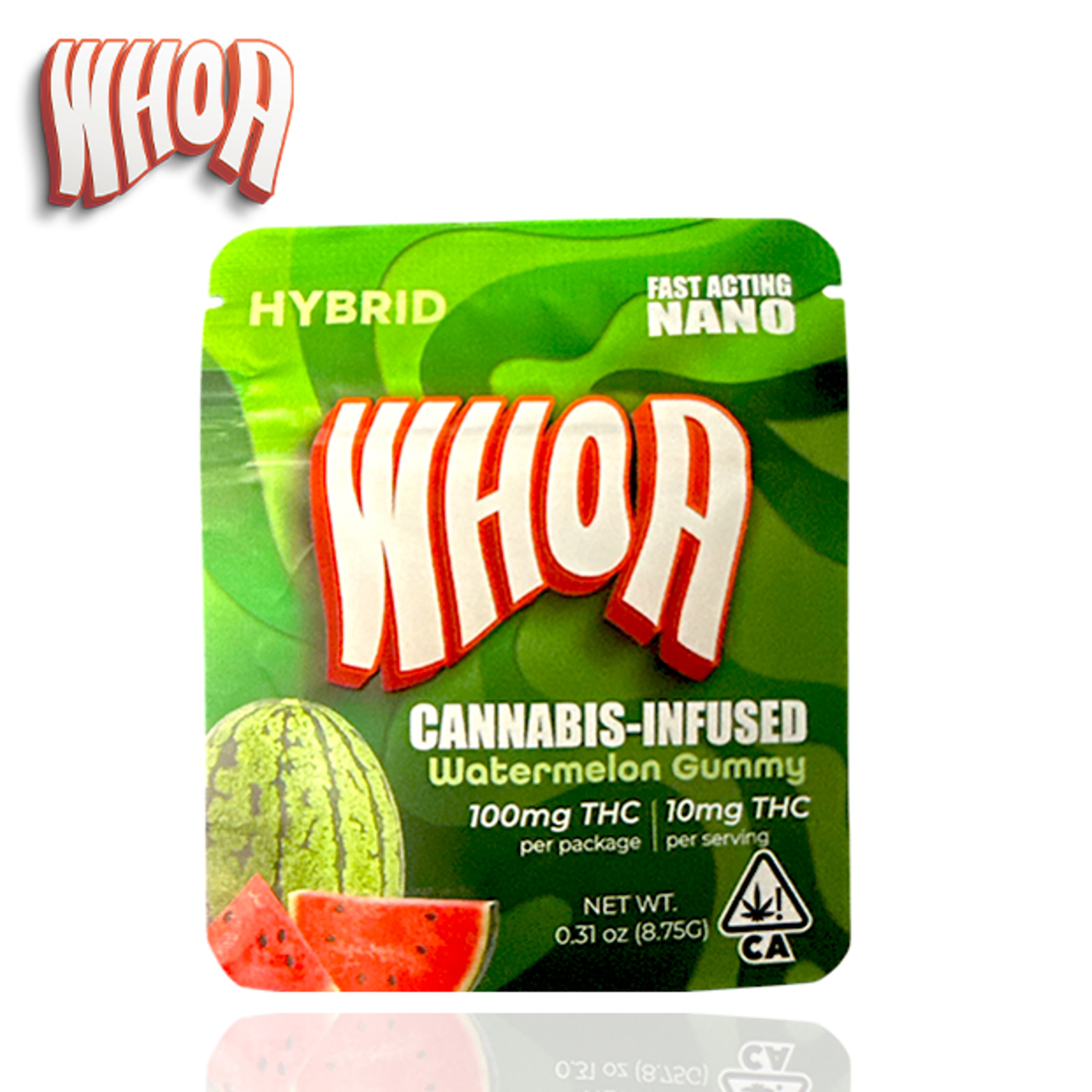 WHOA - Watermelon Gummies - 100mg *B2G1 EVERYDAY* - WHOA - Wat - Gummy - 100mg - $7.99 - Edibles