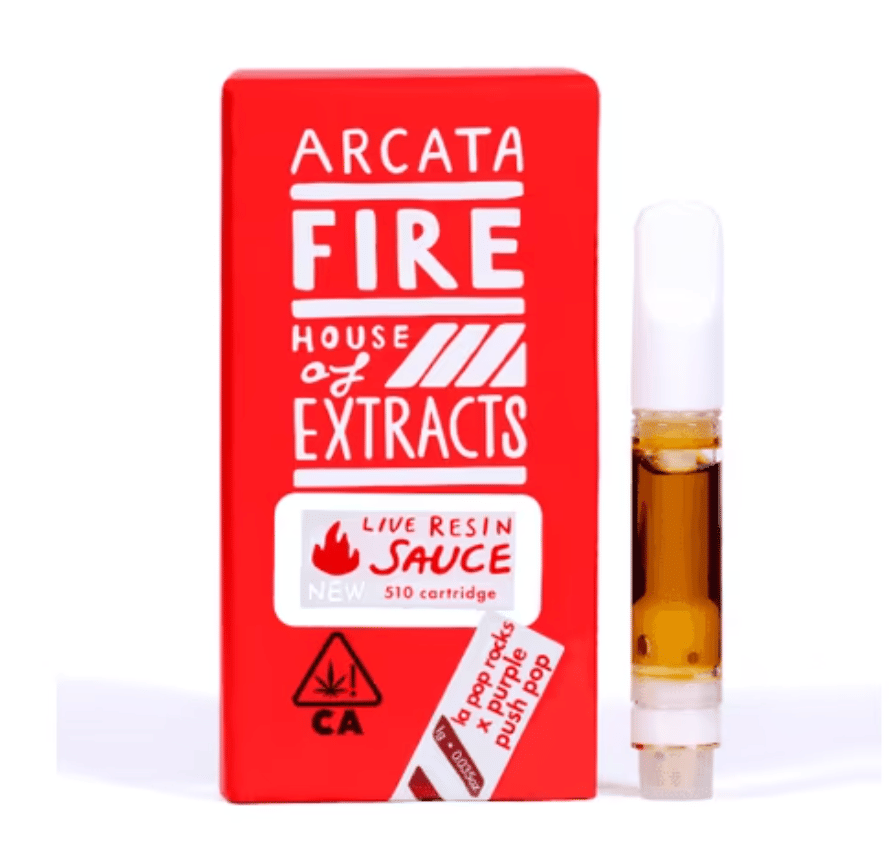 Arcata Fire: 1g Live RESIN Cart - Red Apricot Wilson - Arcata Fire -  - $55 - Standard Cartridges