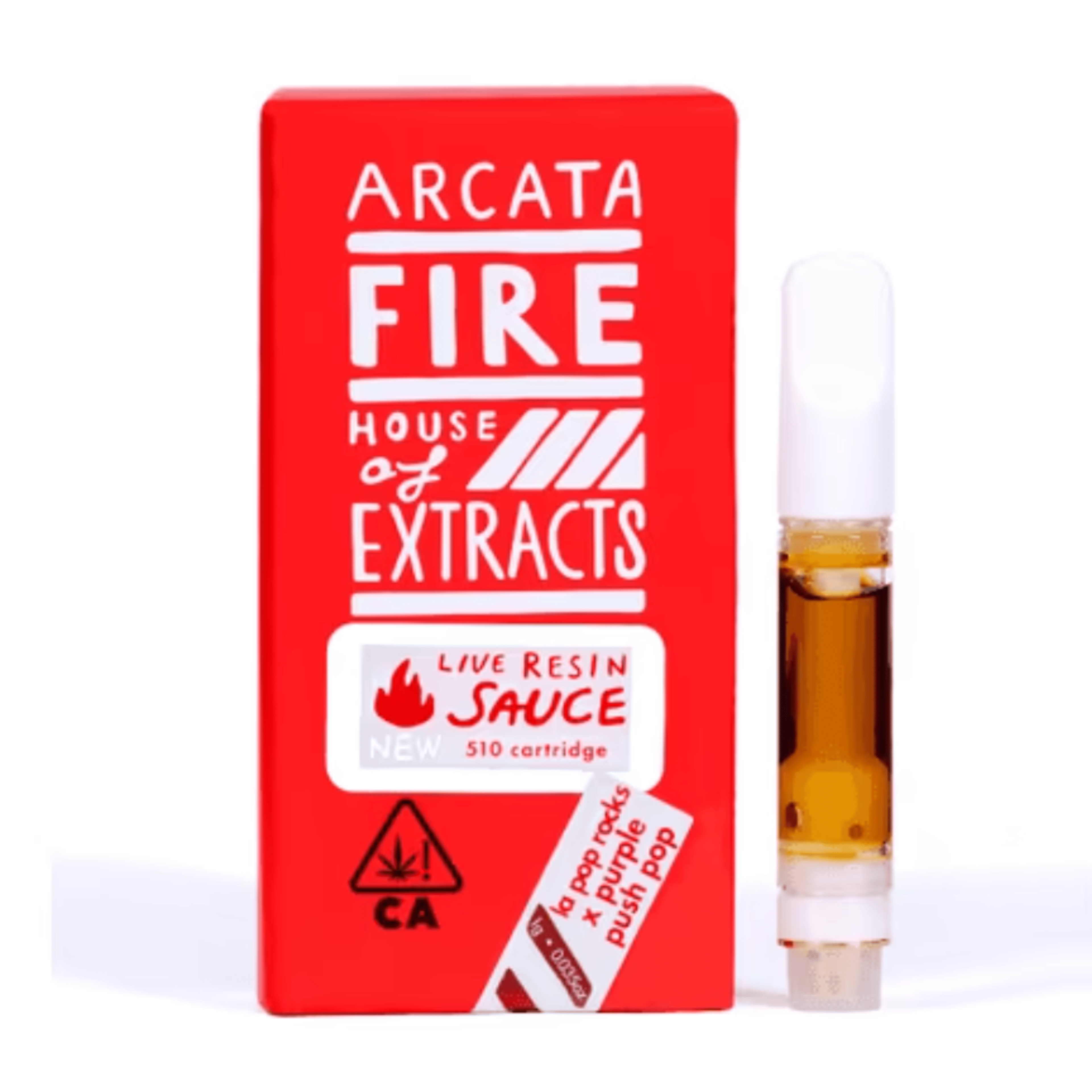 Arcata Fire: 1g Live RESIN Cart - Red Apricot Wilson - Arcata Fire - - $55 - Standard Cartridges