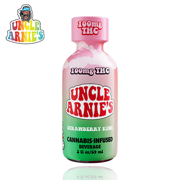 Uncle Arnies - Strawberry Kiwi - 2 oz. - 100mg - Uncle Arnie's - 2fl. oz. - $7.99 - Beverages