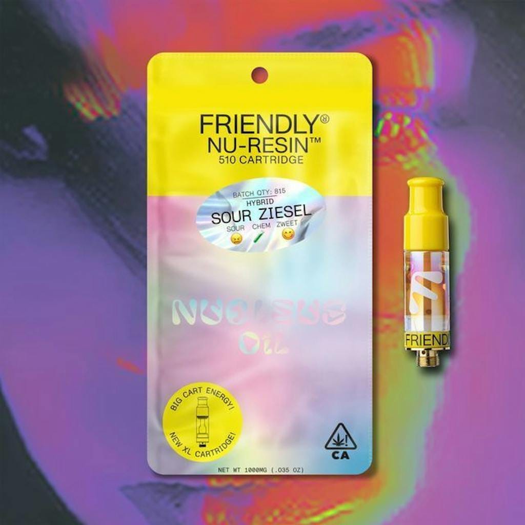 Sour Ziesel - 1g Nucleus Live Resin Cart - Friendly Brand - 1g Cart - Hybrid - $43 - 510 Cartridges