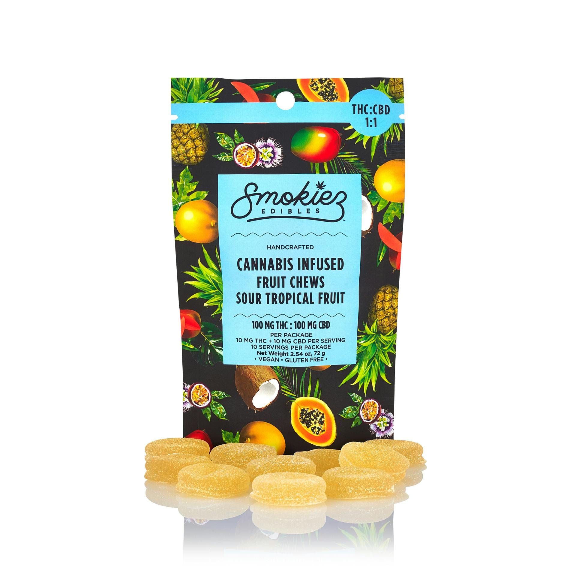 Smokiez — Sour Tropical Fruit Chews