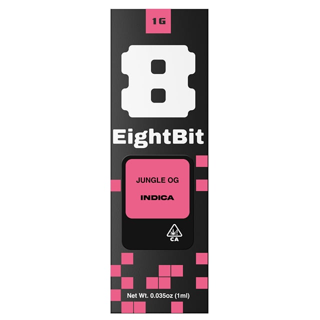 EIGHTBIT AIO | 1g - JUNGLE OG - Live Rosin Infused - Indica