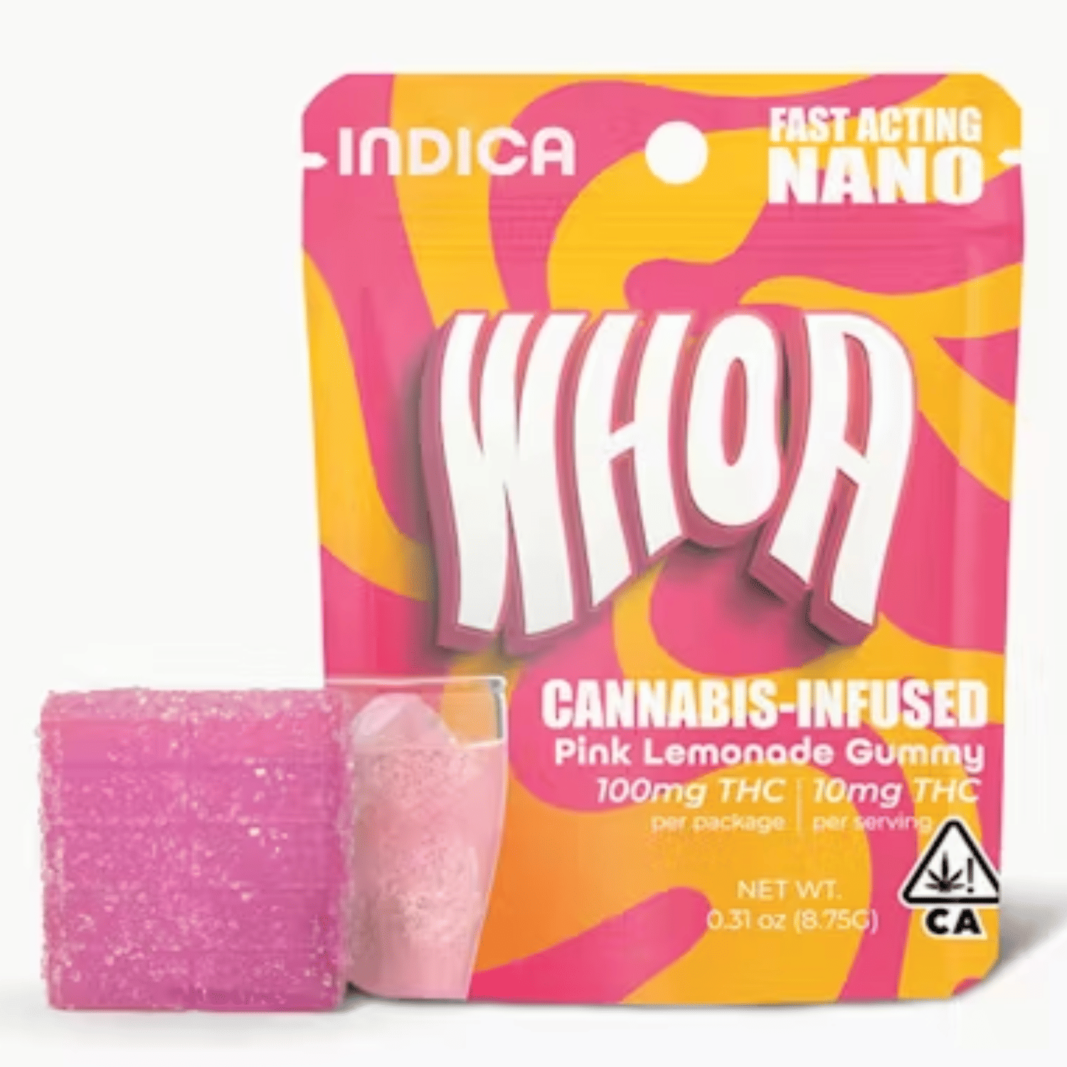 Pink Lemonade Gummy 100mg - WHOA -  - $6.75 - Edible