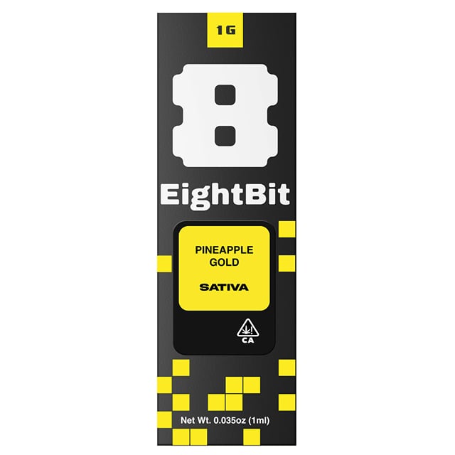 EIGHTBIT AIO | 1g - PINEAPPLE GOLD - Live Rosin Infused - Sativa