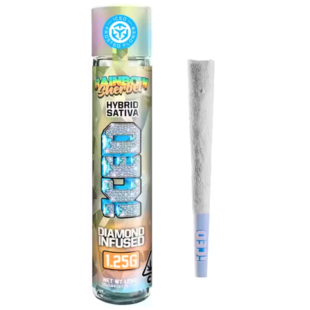 Rainbow Sherbet (I) 1.25g Infused Preroll - Iced - Rainbow Sherbet (I) - $15 - Pre-Rolls