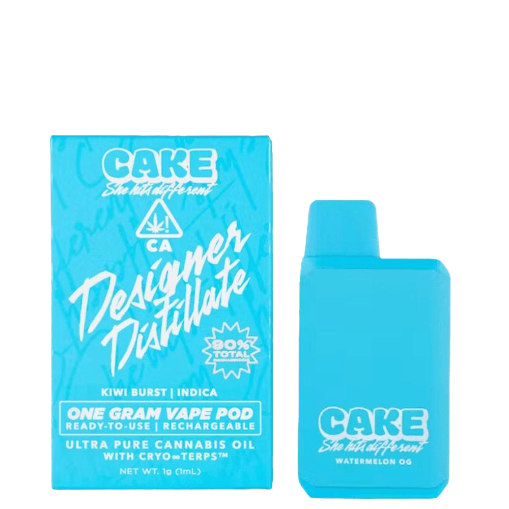 Kiwi Burst Designer Distillate Disposable (1.25G) - Cake -  - $25 - Cartridge