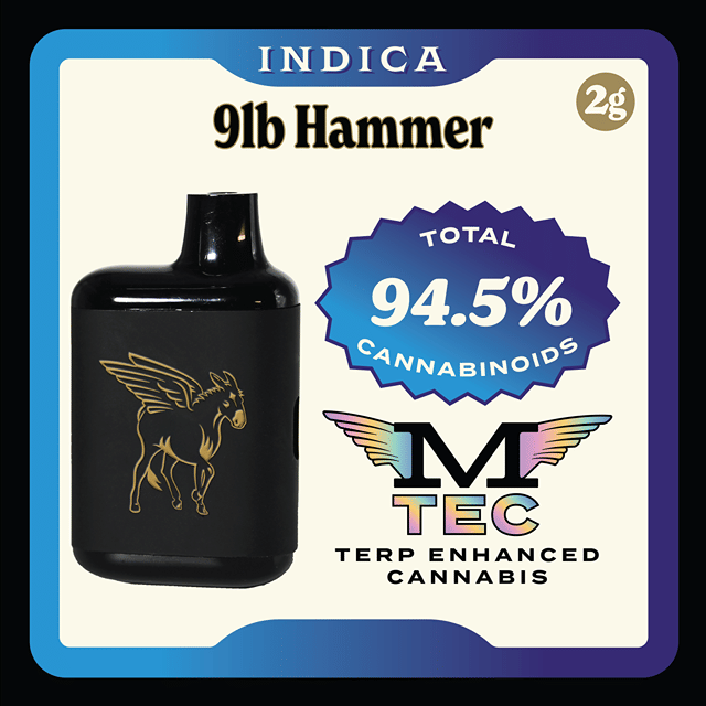 9 Pound Hammer 2g Disposable Vape