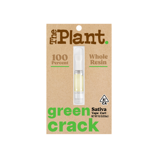 The Plant: Green Crack - 1g Whole Resin Cart