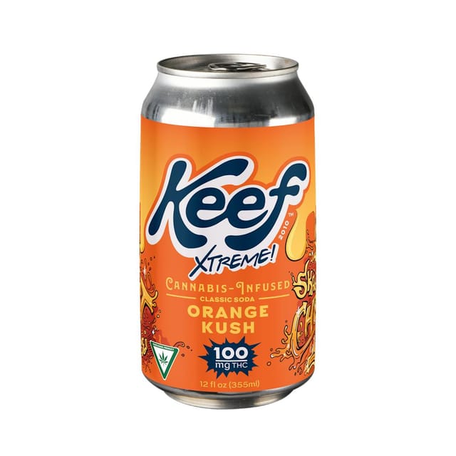 Keef: Orange Kush Xtreme Soda - 100mg