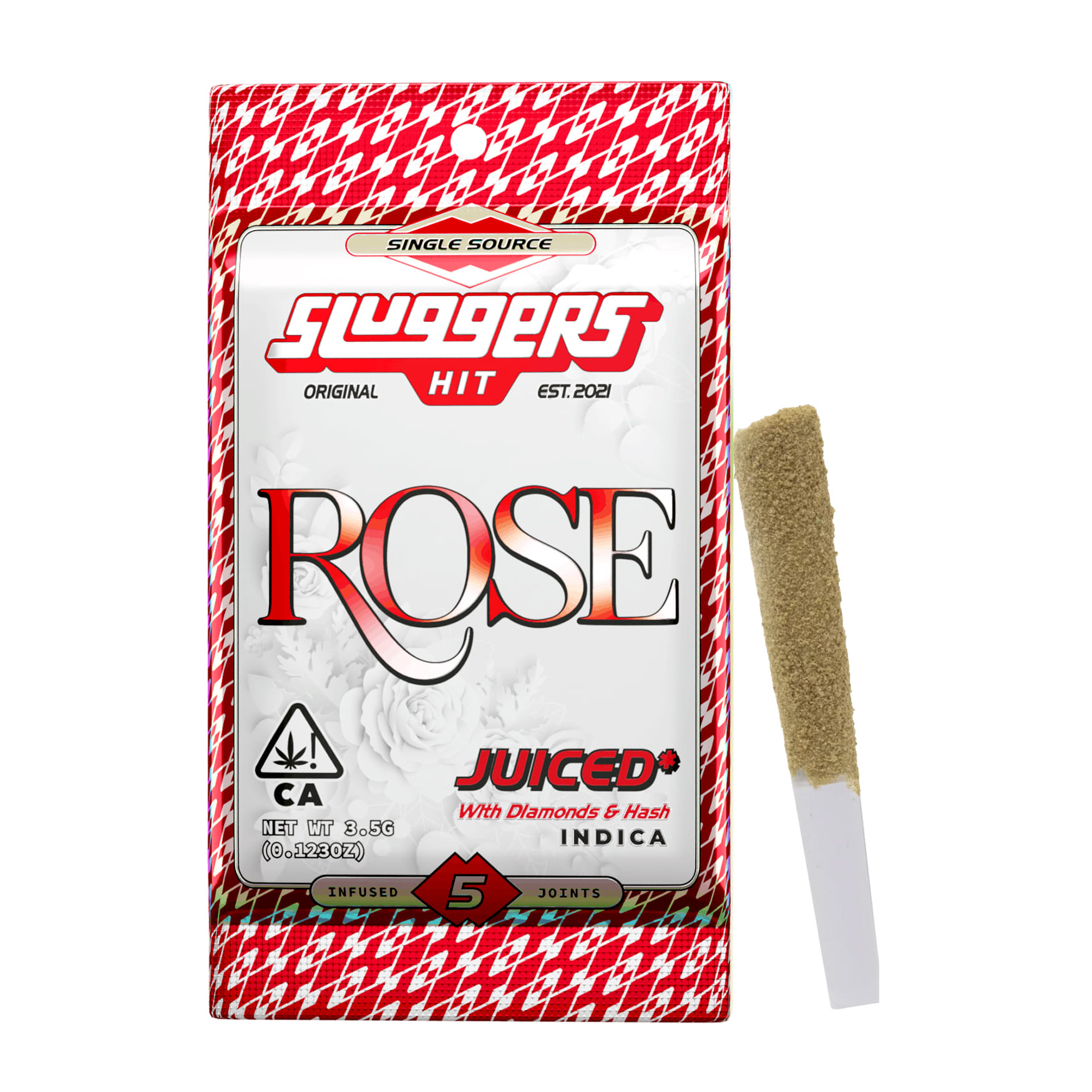 Rose (I) - 5pk Diamond Prerolls - Sluggers - Rose (I) - $35.15 - Pre-Rolls