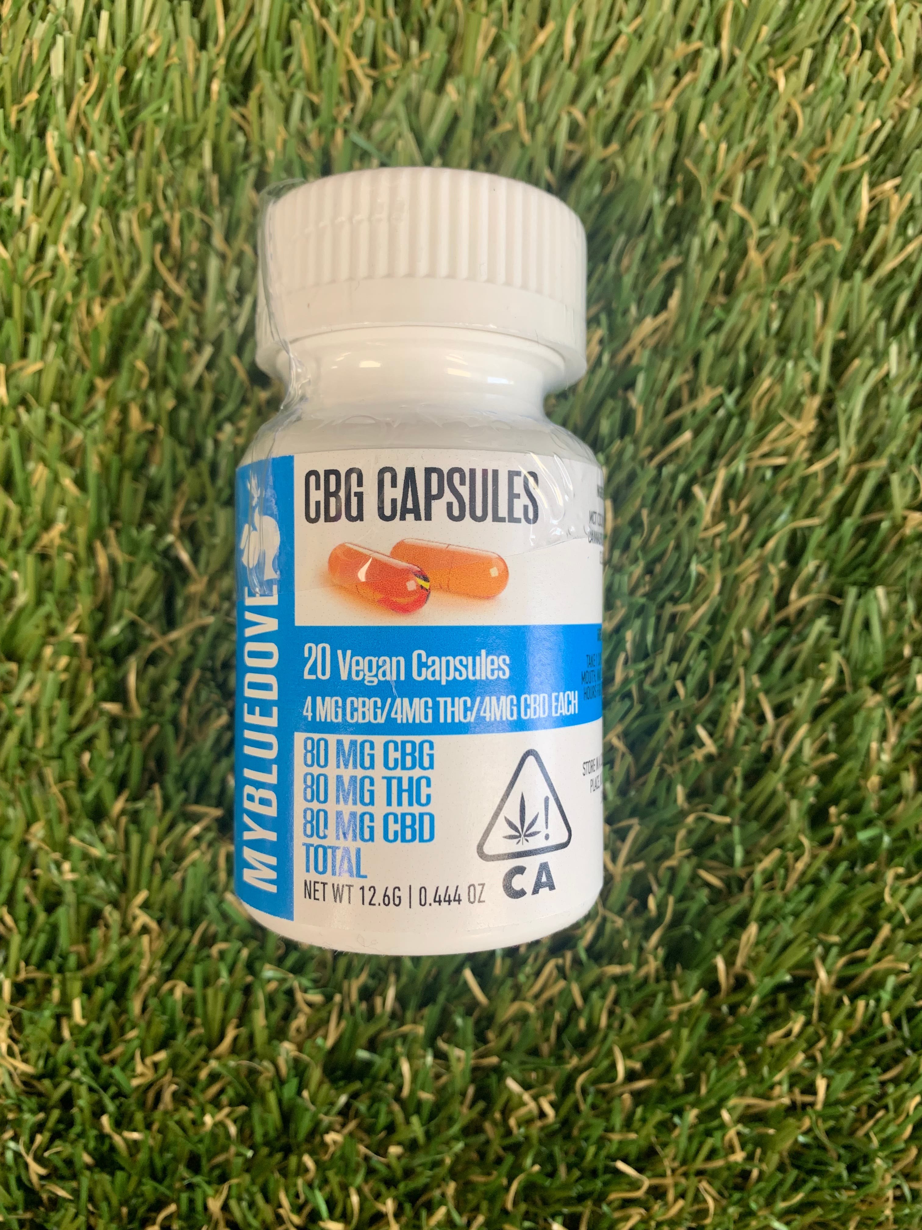 CBG:THC:CBD 80MG:80MG:80MG 20PK CAPSULES - My Blue Dove -  - $8.60 - Capsules