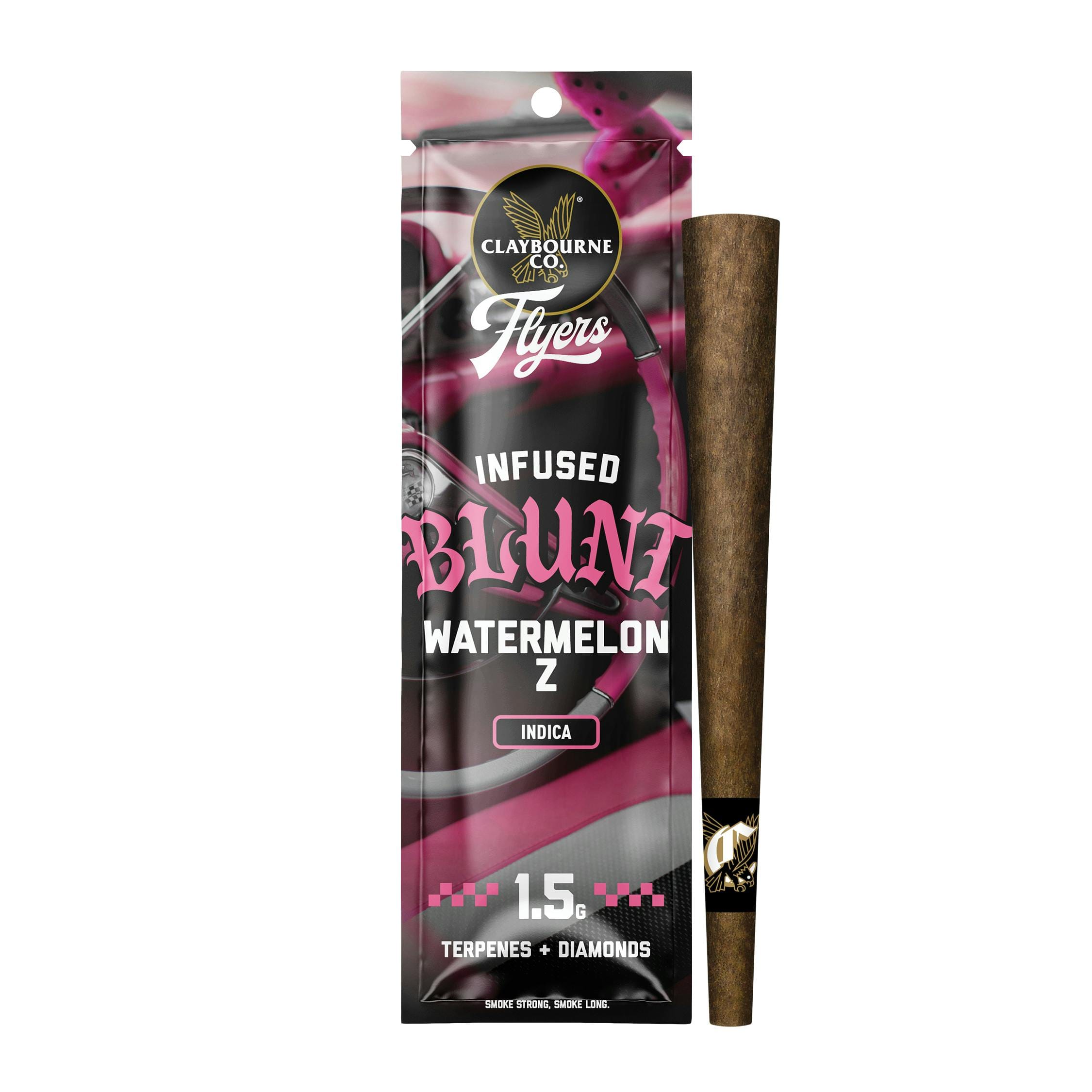 Watermelon Z Flyers Infused Blunt 1.5g - Claybourne Co. -  - $30 - Pre-Rolls
