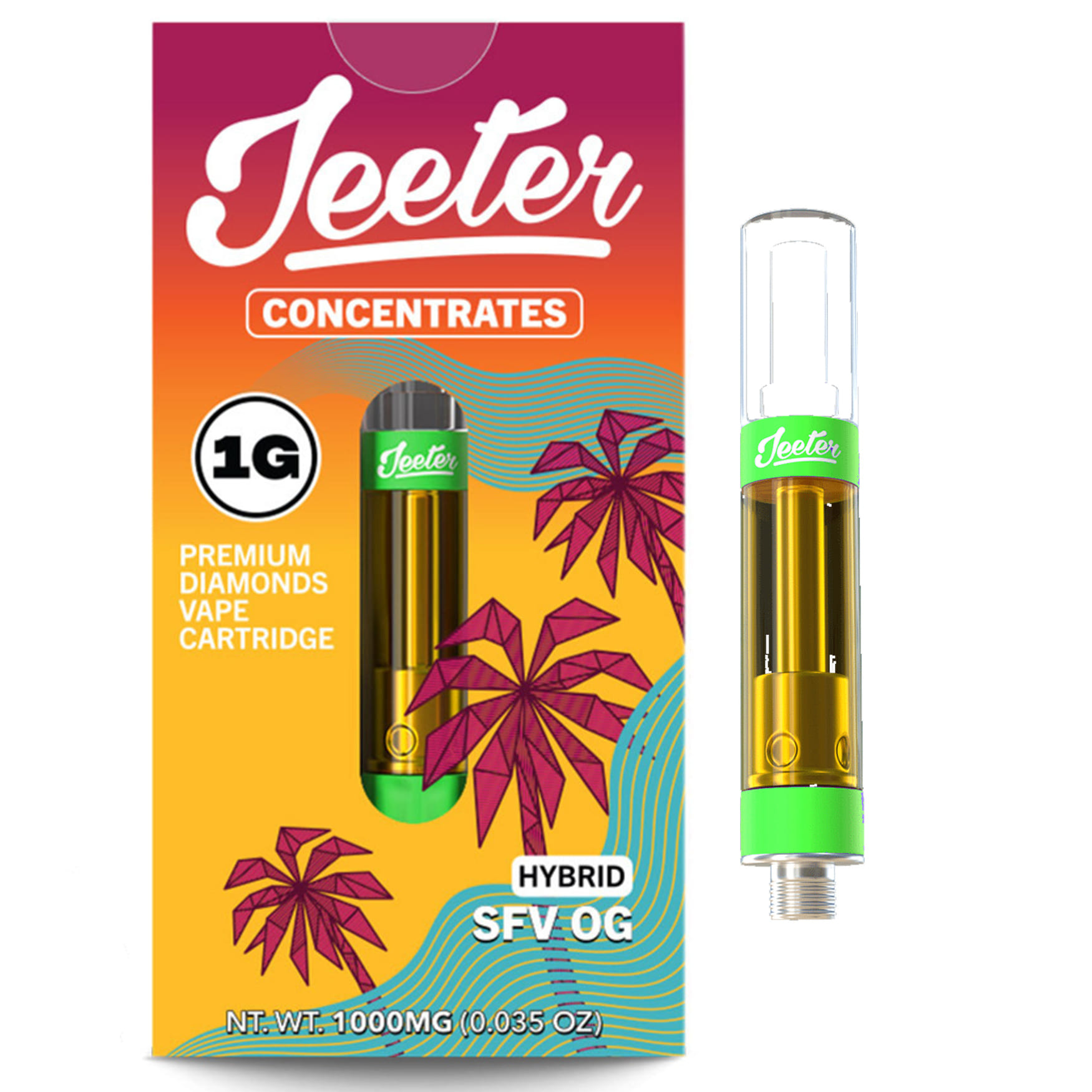 SFV OG (H) - 1g Jeeter Juice Cartridge *B2G1 EVERYDAY* - Jeeter - SFV OG  (H) - $23.48 - Cartridges