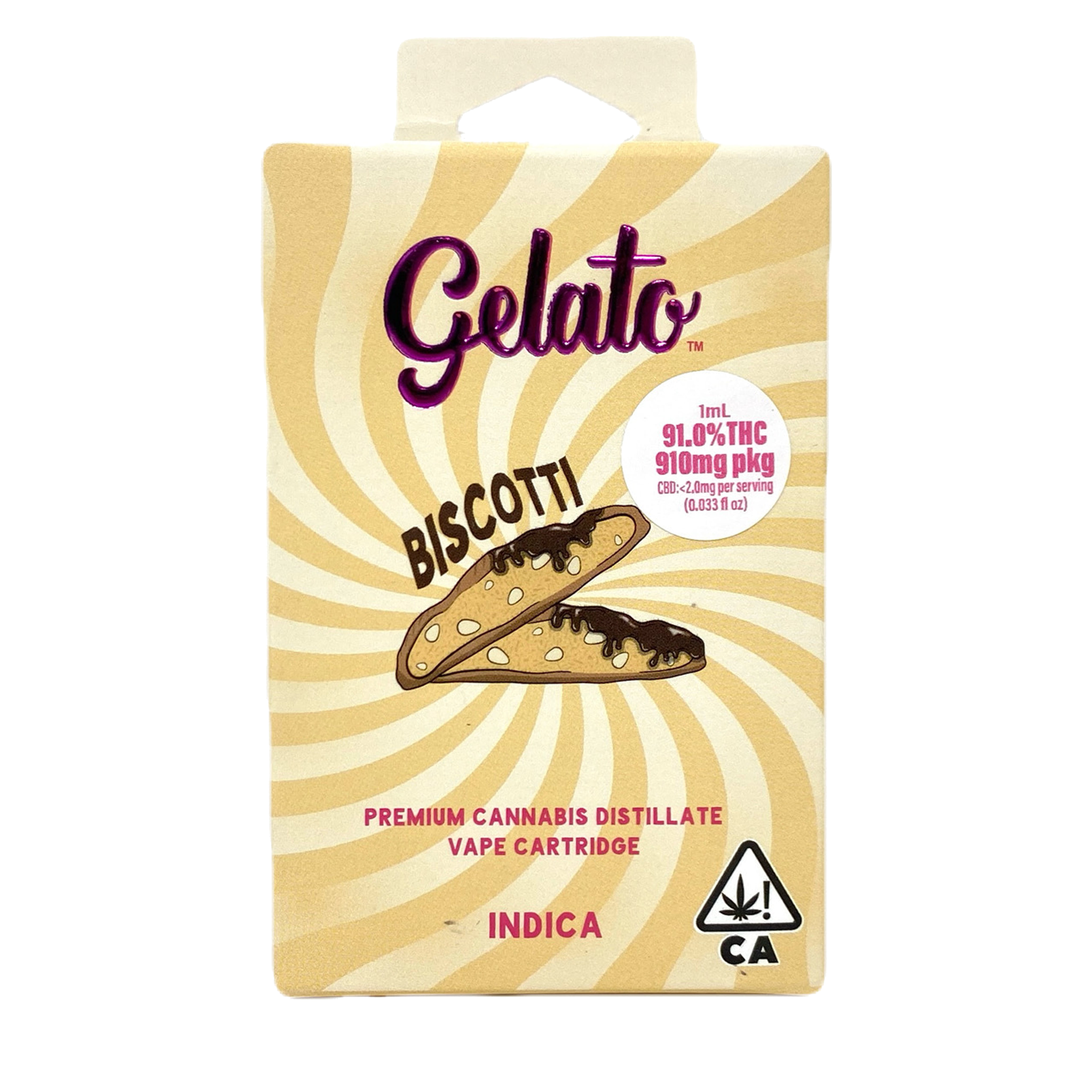 Biscotti - 1g Flavor Cart (I) *B2G1 EVERYDAY* - Gelato Canna Co. - Biscotti - 1g Flavor Cart (I) - $22.51 - Cartridges