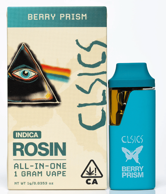 CLSICS: Berry Prism - LIVE ROSIN ALL IN ONE VAPE 1g