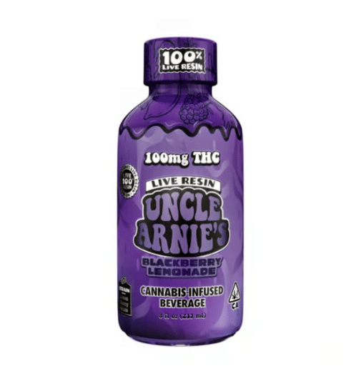 8oz 100% Live Resin Blackberry Lemonade 100mg - Uncle Arnie's -  - $14.05 - Edibles