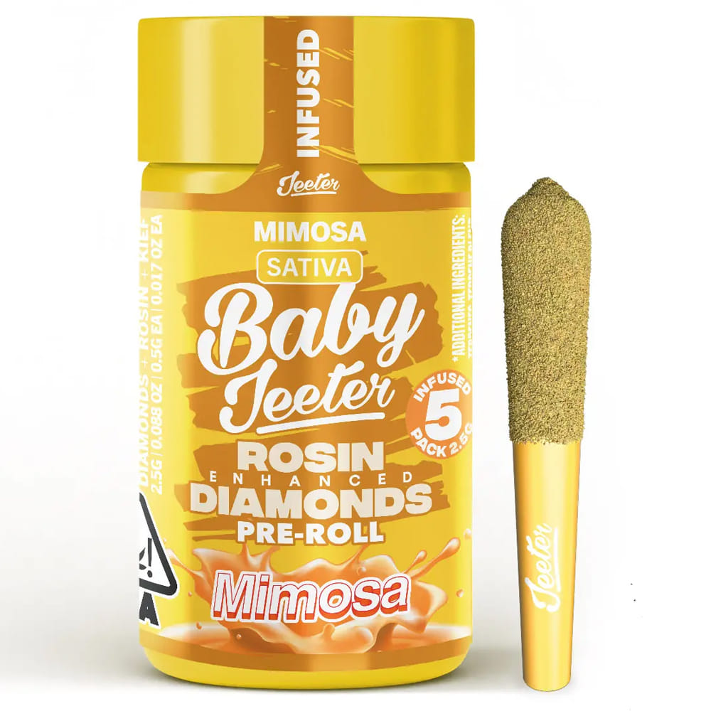 Mimosa Baby Infused - 5pk *B2G1 EVERYDAY* - Jeeter - Mimosa (S) - $31.49 - Pre-Rolls