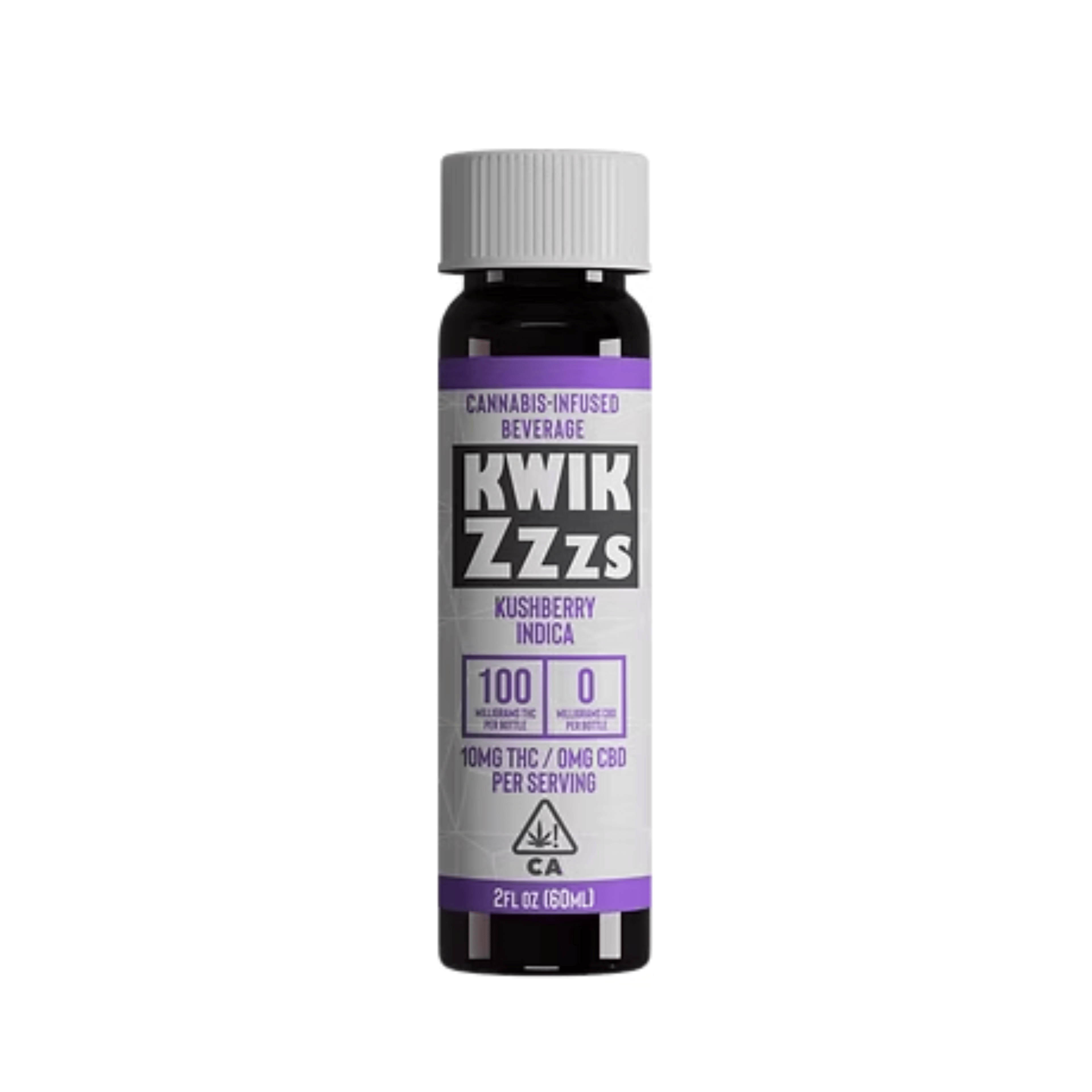 Kwik Zzz's | Kushberry Infused Beverage Shot 2 fl oz - 100mg - Manzanita Naturals - - $13 - Beverages/Drinks